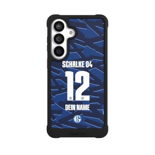 Samsung Galaxy S26+ NIVOmax Schalke 04 Trikot Personalisierbar 25-26