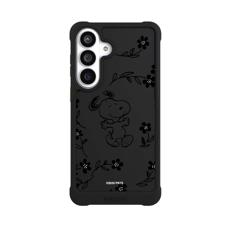 Galaxy S26+ NIVOmax Snoopy und Flowers Transparent
