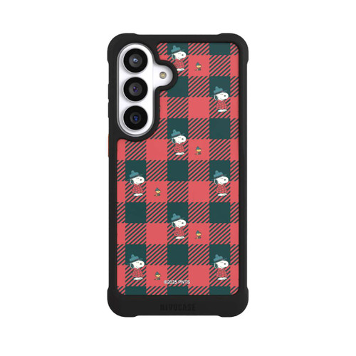 Samsung Galaxy S26+ NIVOmax Peanuts Rot Schottenmuster