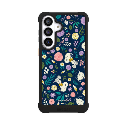 Samsung Galaxy S26+ NIVOmax Peanuts Dark Flower Pattern