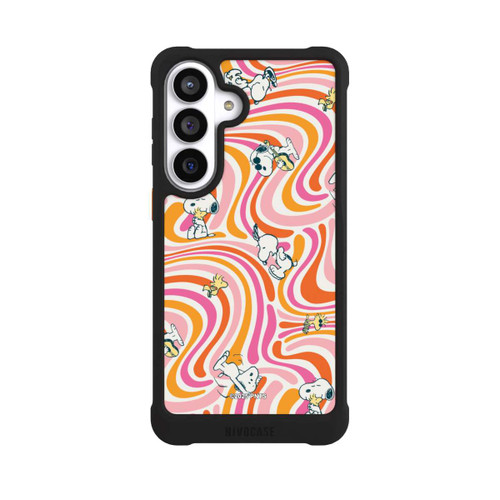 Samsung Galaxy S26+ NIVOmax Peanuts Hippie Pattern Orange
