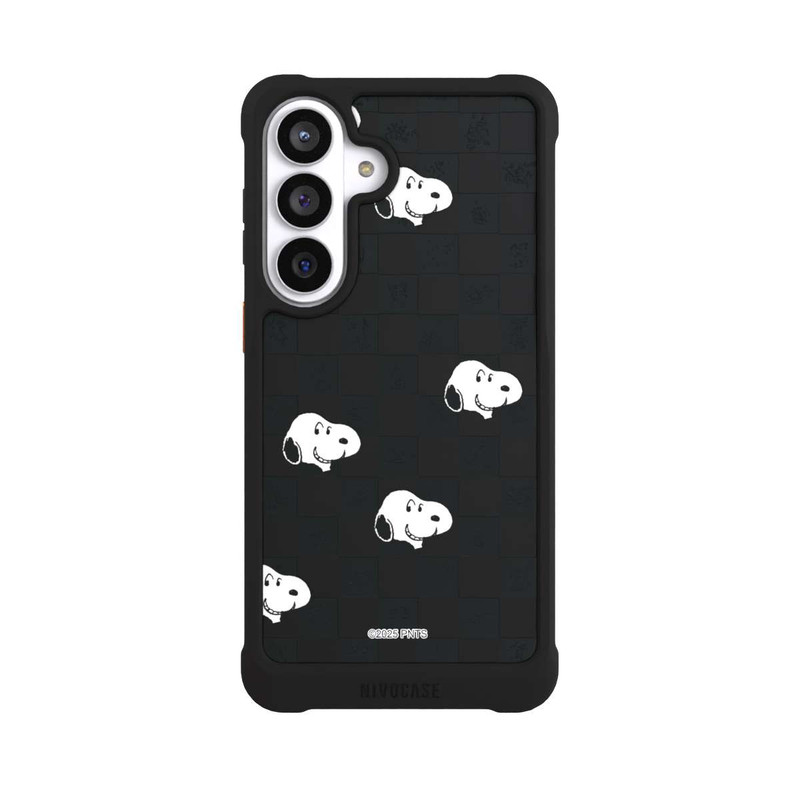 Galaxy S26+ NIVOmax Snoopy Checked Pattern