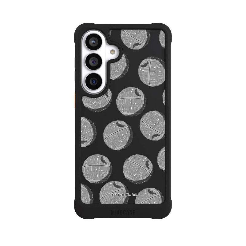 Galaxy S26+ NIVOmax death-star-pattern-transparent