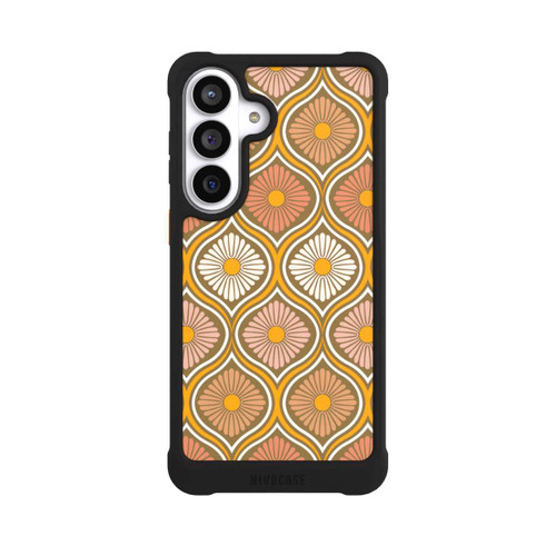 Samsung Galaxy S26+ NIVOmax Groovy 70s Retro Mid-Century Daisy Flowers