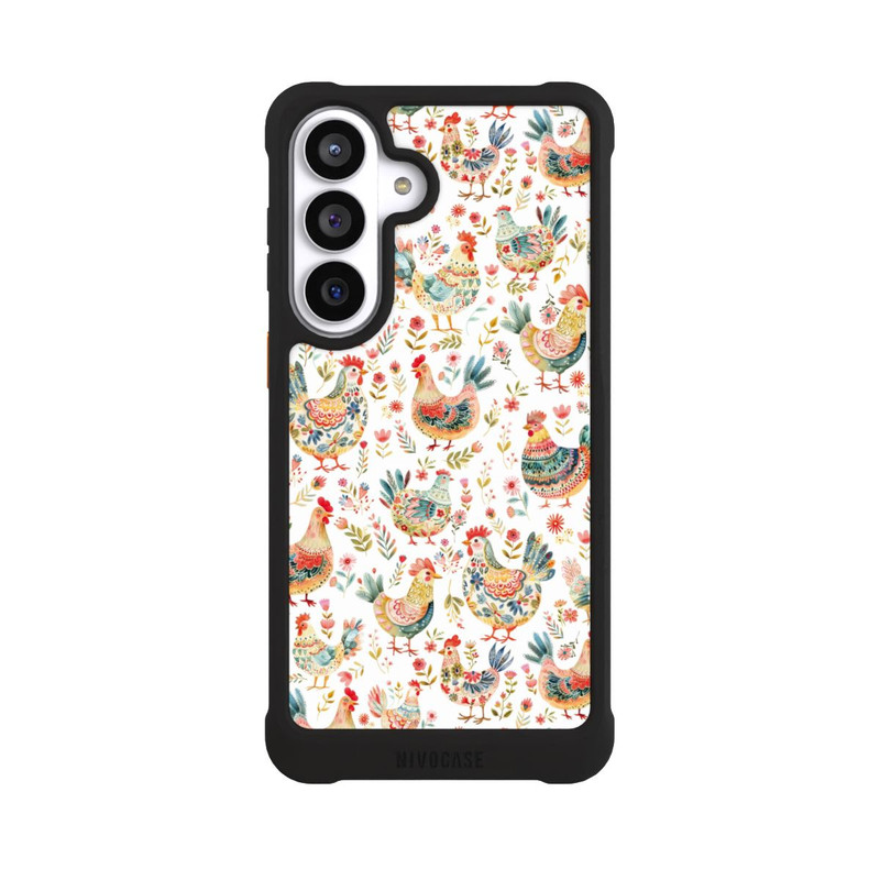 Galaxy S26+ NIVOmax Colorful Chicken Pattern with AI