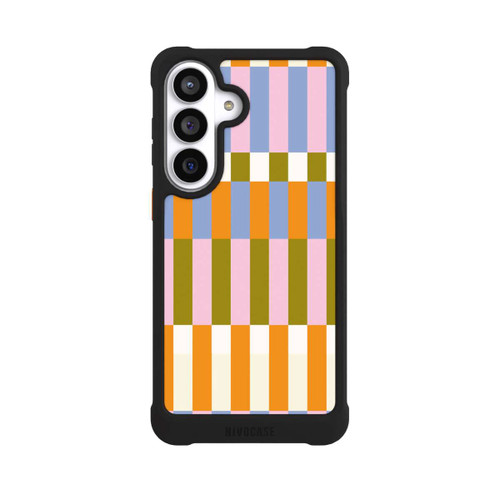 Samsung Galaxy S26+ NIVOmax Thème à Carreaux Colorés et Audacieux