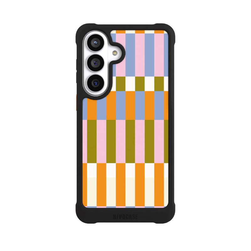 Galaxy S26+ NIVOmax Thème à Carreaux Colorés et Audacieux