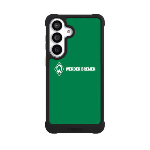 Samsung Galaxy S26+ NIVOmax Werder Bremen Schriftzug Raute Grün