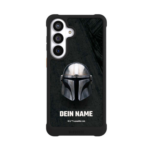 Samsung Galaxy S26+ NIVOmax Star Wars Mandalorian Black Helmet personnalisable