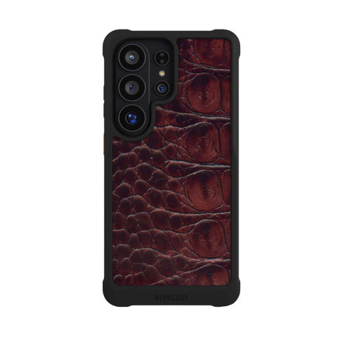 Samsung Galaxy S26 Ultra NIVOmax Cuir de Crocodile