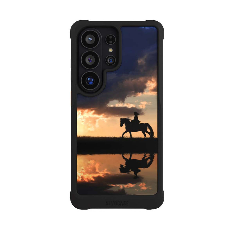 Galaxy S26 Ultra NIVOmax Ausritt im Sonnenuntergang