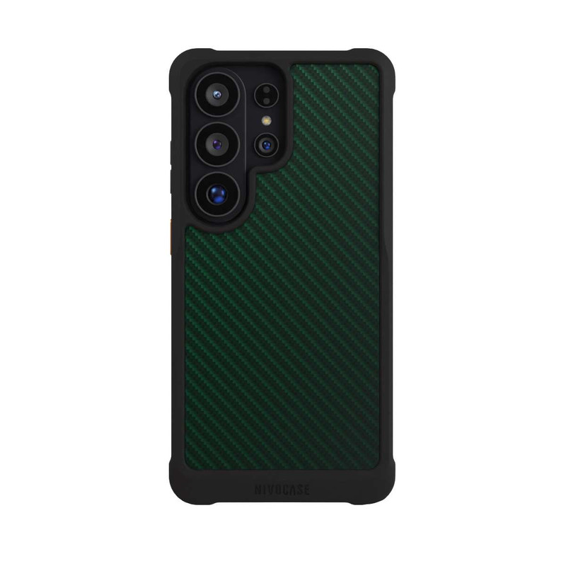 Galaxy S26 Ultra NIVOmax British Racing Green Carbon