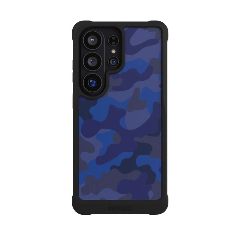 Galaxy S26 Ultra NIVOmax Camouflage Marineblau