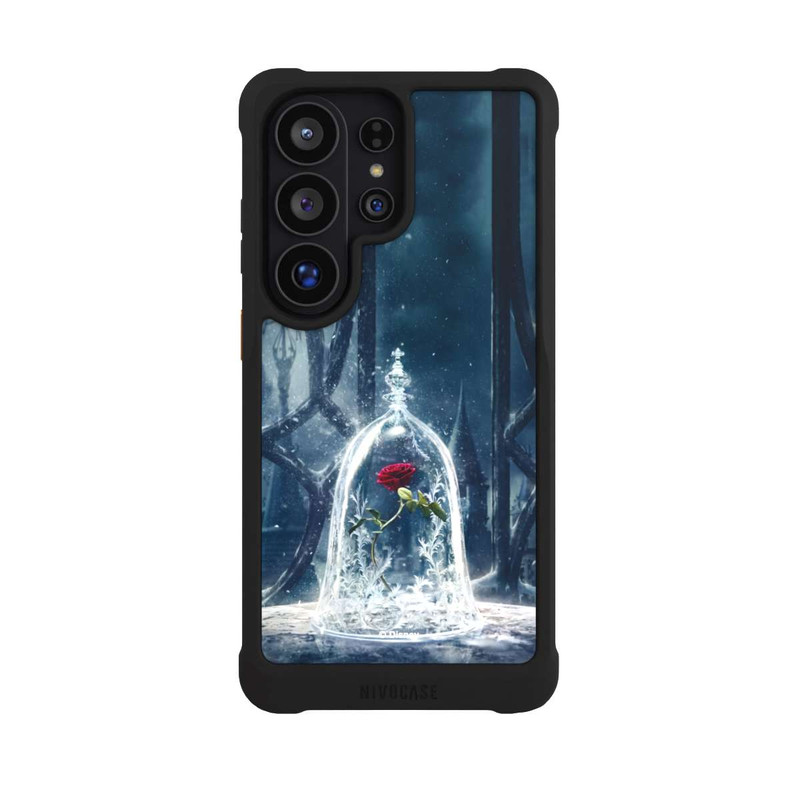 Galaxy S26 Ultra NIVOmax Rose Under Glass Movie