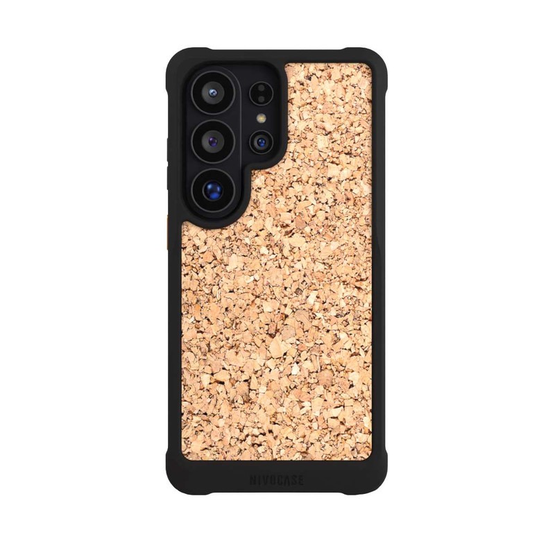 Galaxy S26 Ultra NIVOmax Kork Holzlook