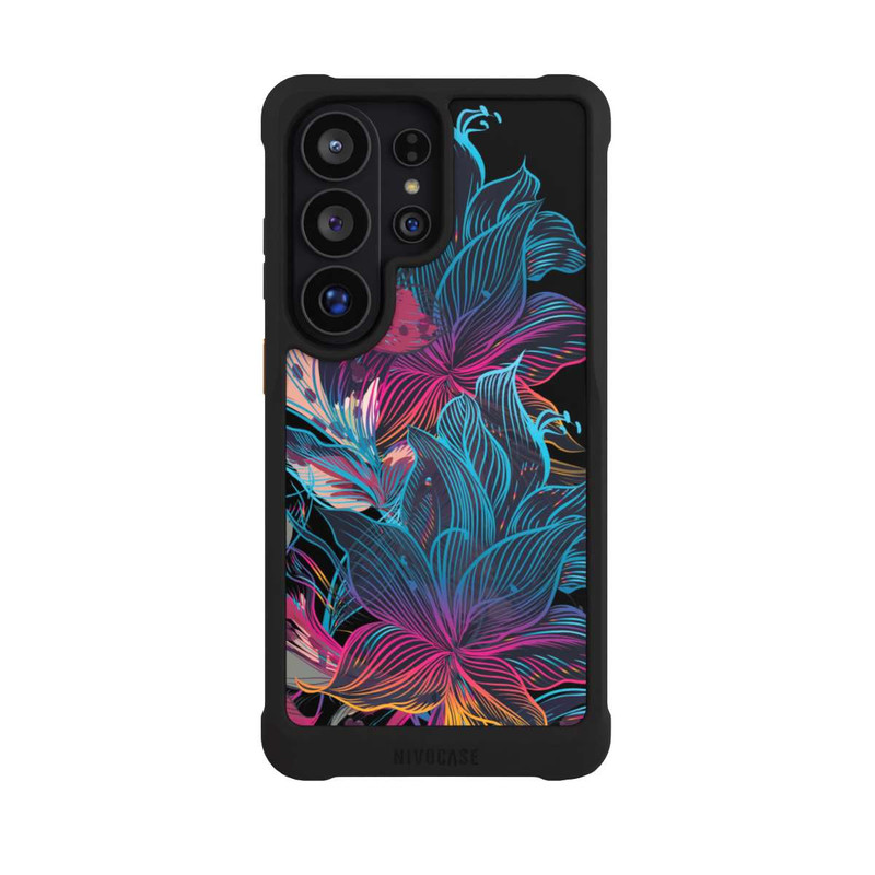 Galaxy S26 Ultra NIVOmax Le pouvoir des fleurs néon