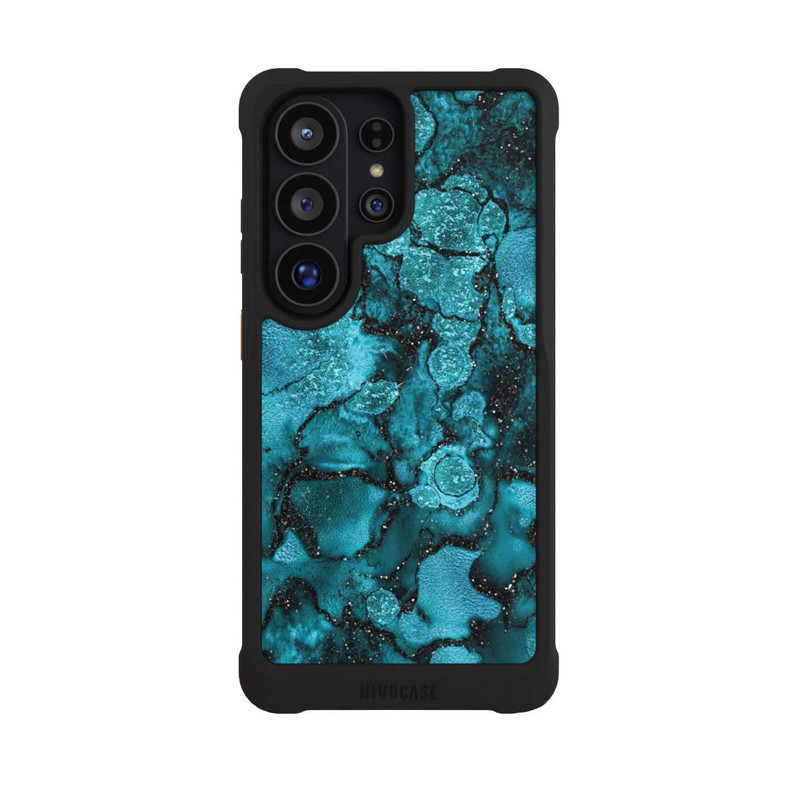 Galaxy S26 Ultra NIVOmax Blue Glitter Look
