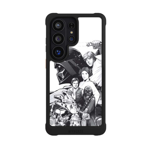 Samsung Galaxy S26 Ultra NIVOmax Star Wars Characters - Black and White