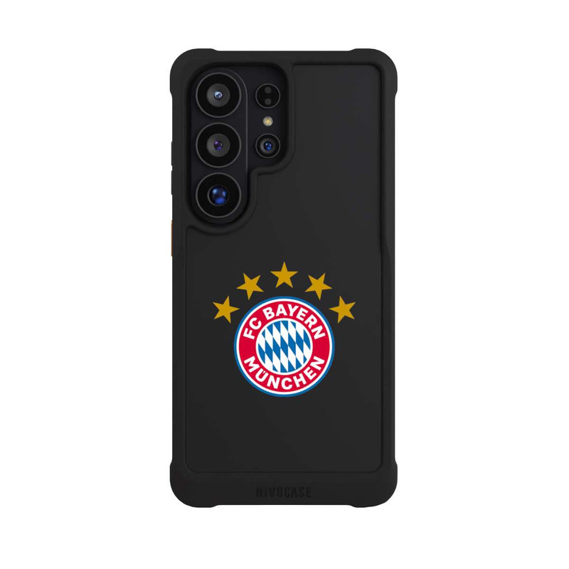 Galaxy S26 Ultra NIVOmax FCB Logo mit Sterne - ohne Hintergrund