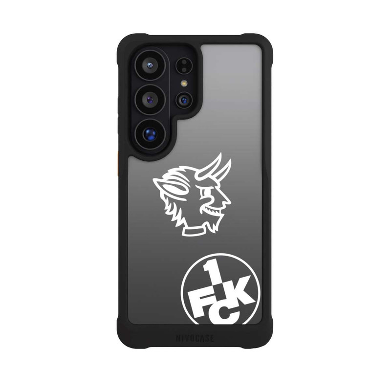 Galaxy S26 Ultra NIVOmax Teufelskopf FCK auf Schwarz