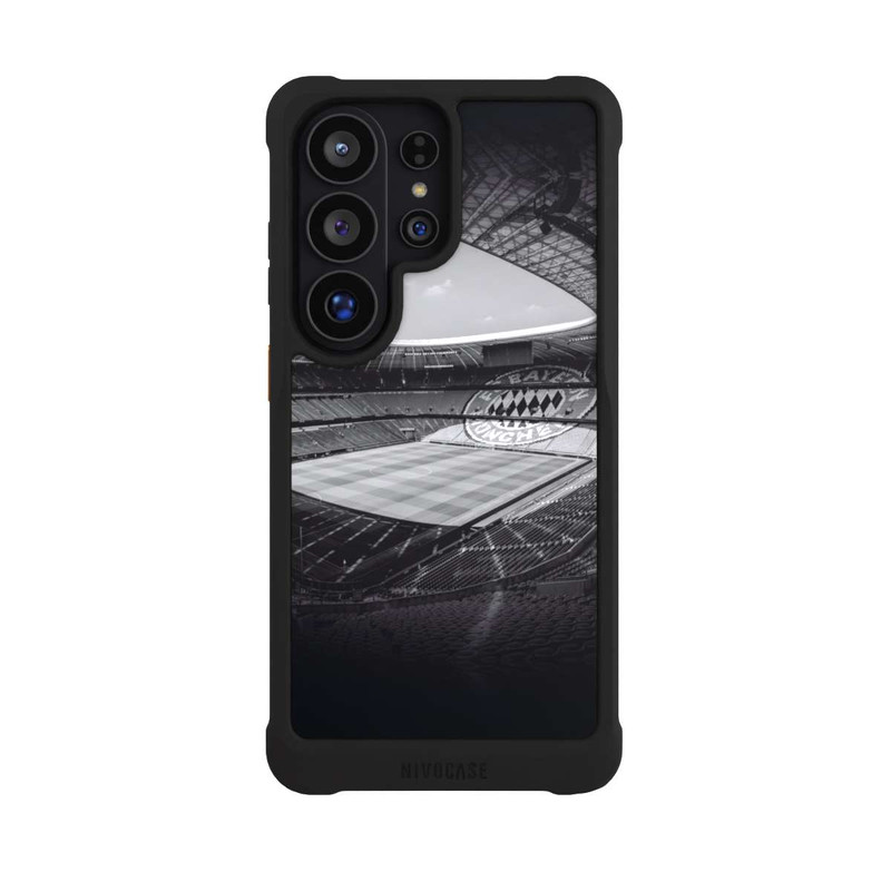 Galaxy S26 Ultra NIVOmax Stade FC Bayern - Noir Blanc