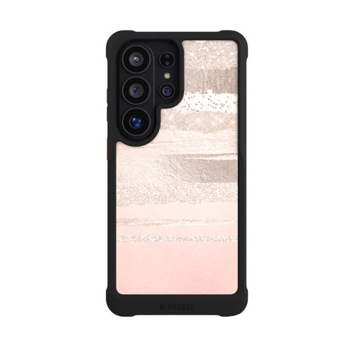 Samsung Galaxy S26 Ultra NIVOmax Glitzerschichten (Rosé/Silver) Glitterlook