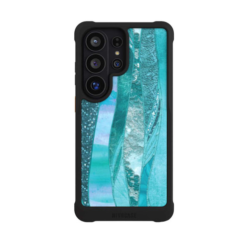 Samsung Galaxy S26 Ultra NIVOmax glamouröser Glitzerlook blau