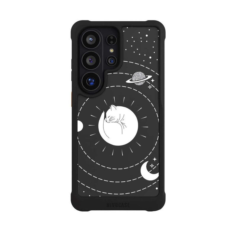 Galaxy S26 Ultra NIVOmax Katze und Mond
