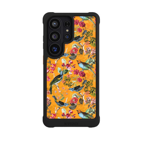Samsung Galaxy S26 Ultra NIVOmax Tapete mit Vögeln und Blumen