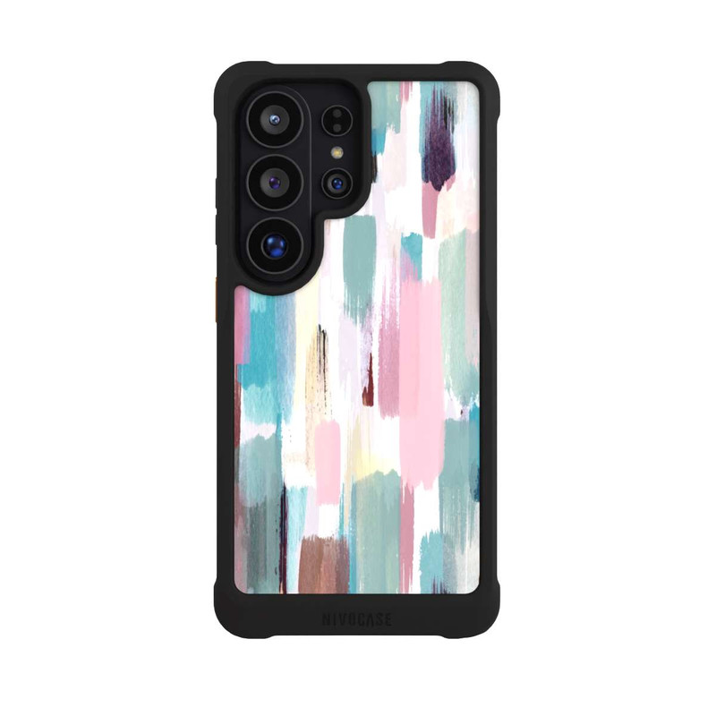 Galaxy S26 Ultra NIVOmax Abstrakte Pinselstriche in Pastelltönen