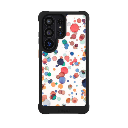 Samsung Galaxy S26 Ultra NIVOmax Tropfen Aquarell Textur Blau Gelb