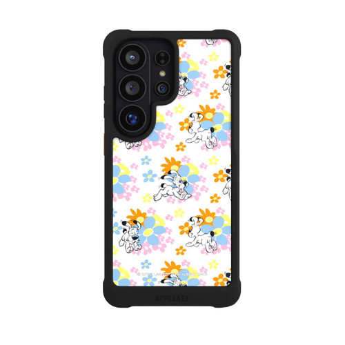 Samsung Galaxy S26 Ultra NIVOmax Idéfix sur fleurs colorées