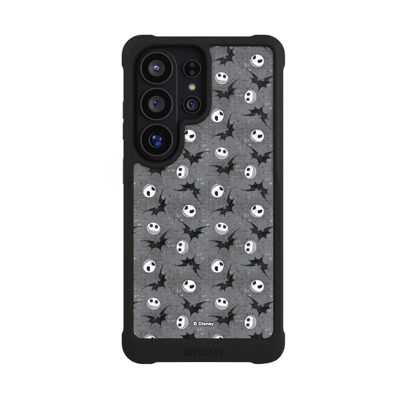 Galaxy S26 Ultra NIVOmax Jack Grey Pattern Tim Burtons Nightmare before Christmas