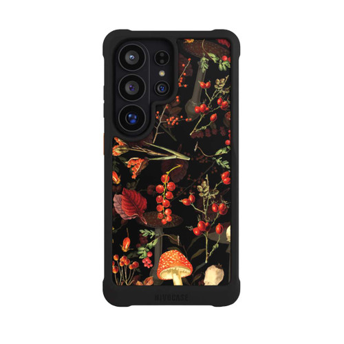 Samsung Galaxy S26 Ultra NIVOmax Mushroom Pattern Black