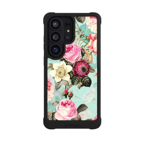 Samsung Galaxy S26 Ultra NIVOmax Turquoise Wallpaper Roses