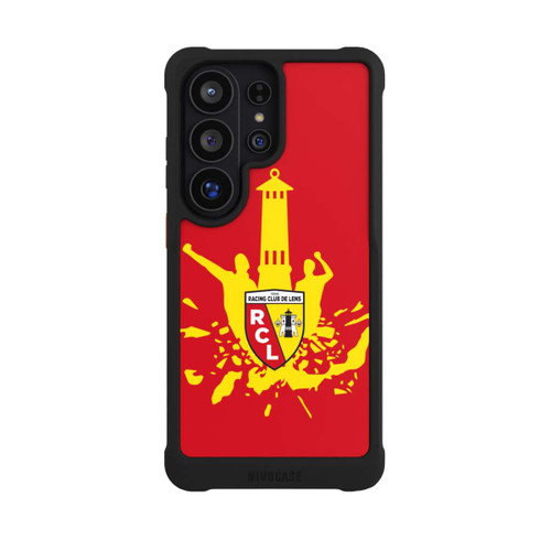 Samsung Galaxy S26 Ultra NIVOmax RC Lens Turm Gelb auf Rot
