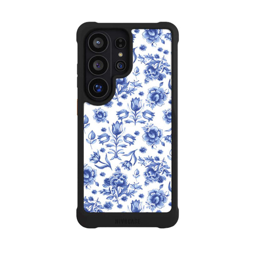 Samsung Galaxy S26 Ultra NIVOmax Blaues Blumenmuster