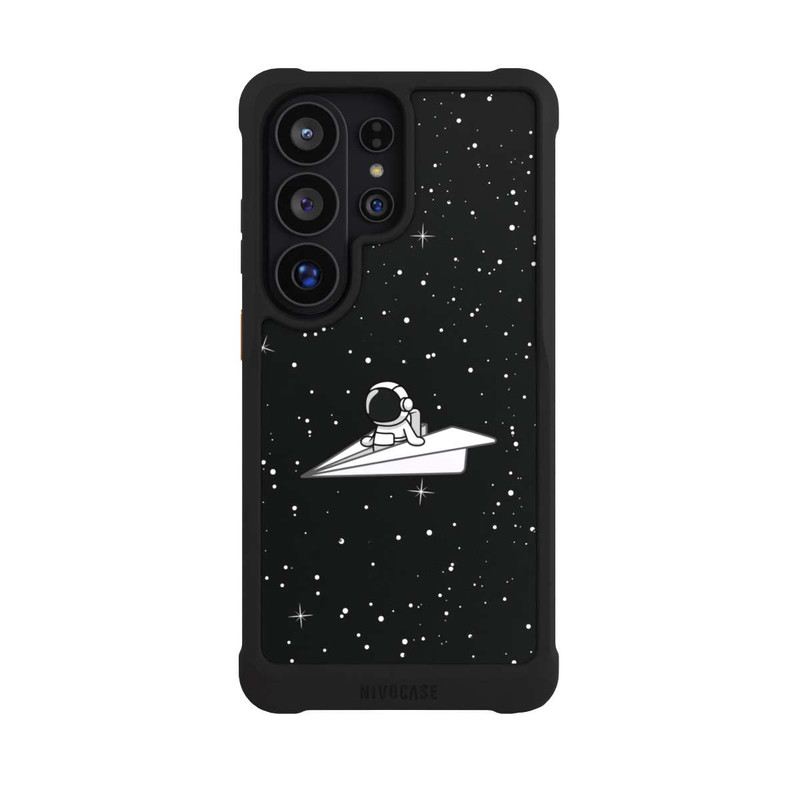 Galaxy S26 Ultra NIVOmax Astronaut Paper Plane Comic