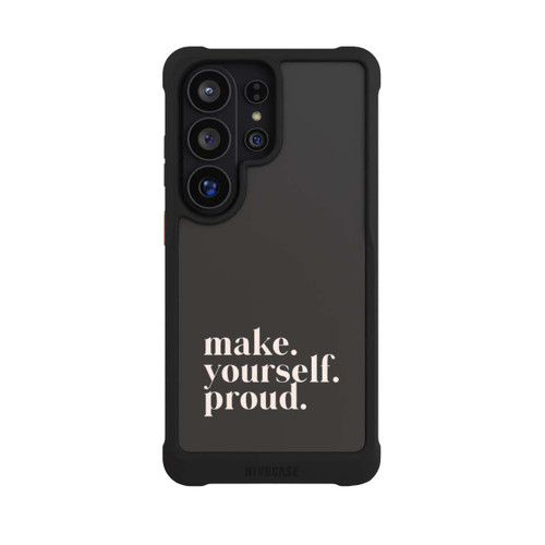 Samsung Galaxy S26 Ultra NIVOmax Make Yourself Proud Quote