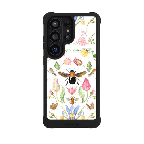 Samsung Galaxy S26 Ultra NIVOmax Wildblumen mit Biene weiß