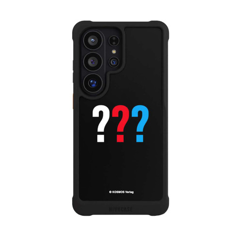 Samsung Galaxy S26 Ultra NIVOmax Drei Fragezeichen Logo