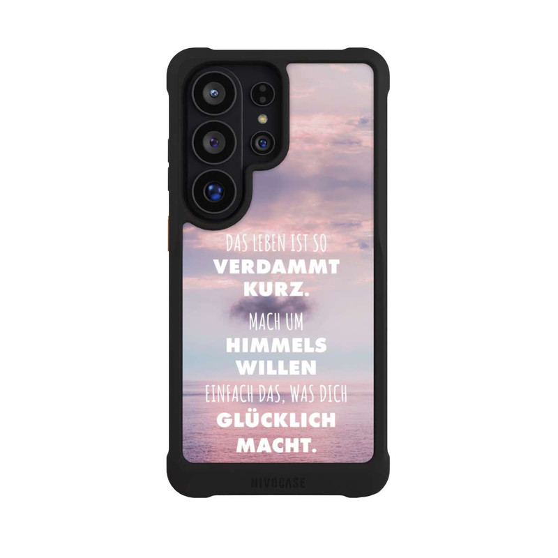 Galaxy S26 Ultra NIVOmax Das Leben Ist So Verdammt Kurz