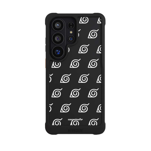 Samsung Galaxy S26 Ultra NIVOmax white Konoha-Pattern Transparent