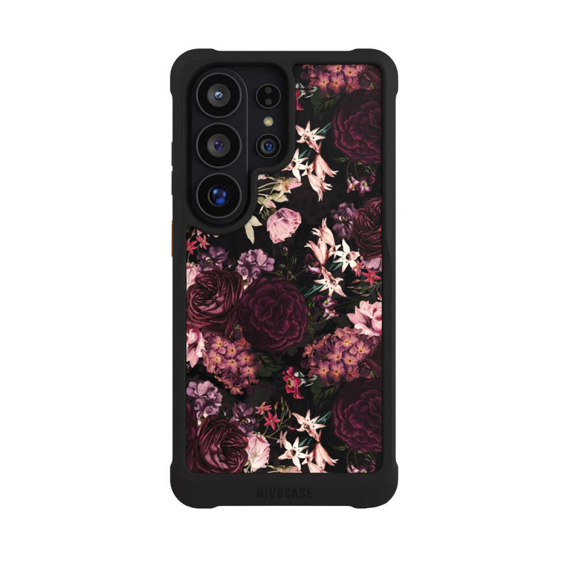 Galaxy S26 Ultra NIVOmax Wallpaper Flower Dark Purple