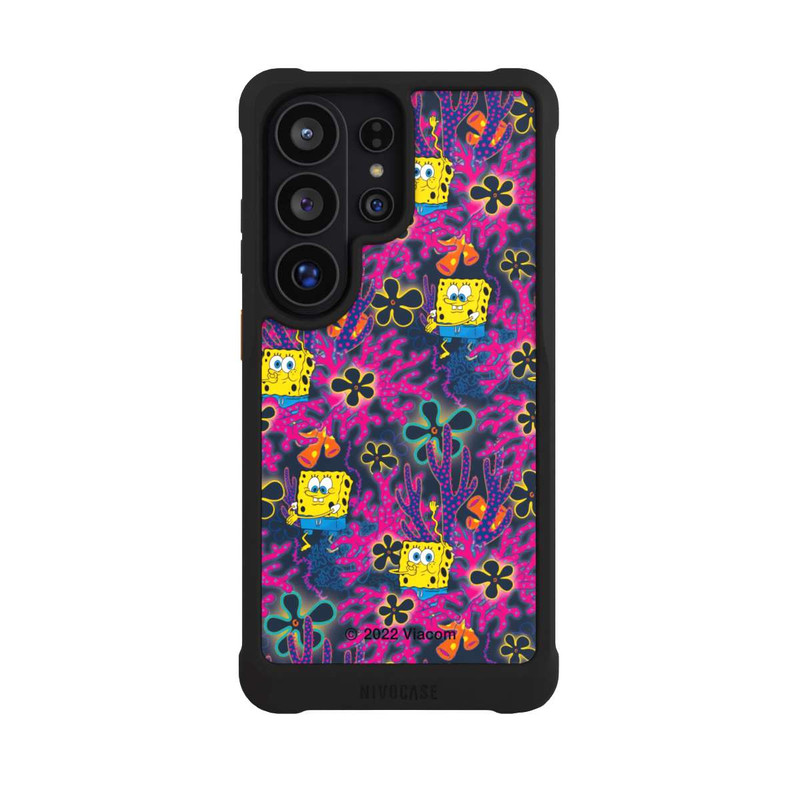 Galaxy S26 Ultra NIVOmax Bob L'Éponge - Corail Pattern