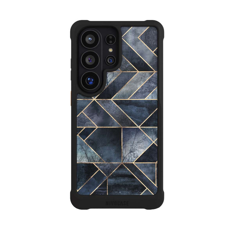 Galaxy S26 Ultra NIVOmax Abstraktes Natur-Dunkelblau