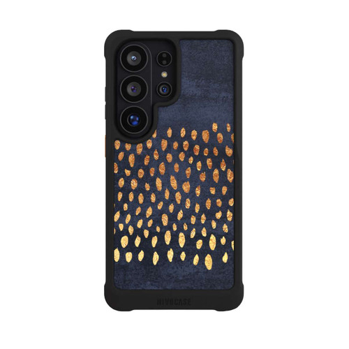 Samsung Galaxy S26 Ultra NIVOmax Muster Gold und Marine