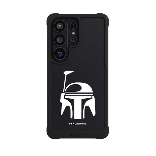 Samsung Galaxy S26 Ultra NIVOmax Boba Fett Helm Schwarz