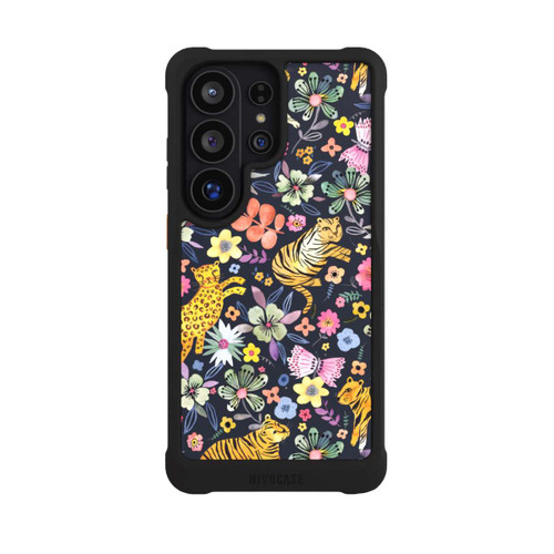Samsung Galaxy S26 Ultra NIVOmax Spring Tigers Flowers Black