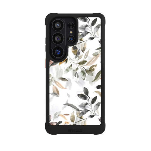 Samsung Galaxy S26 Ultra NIVOmax Watercolor Neutral Leaves